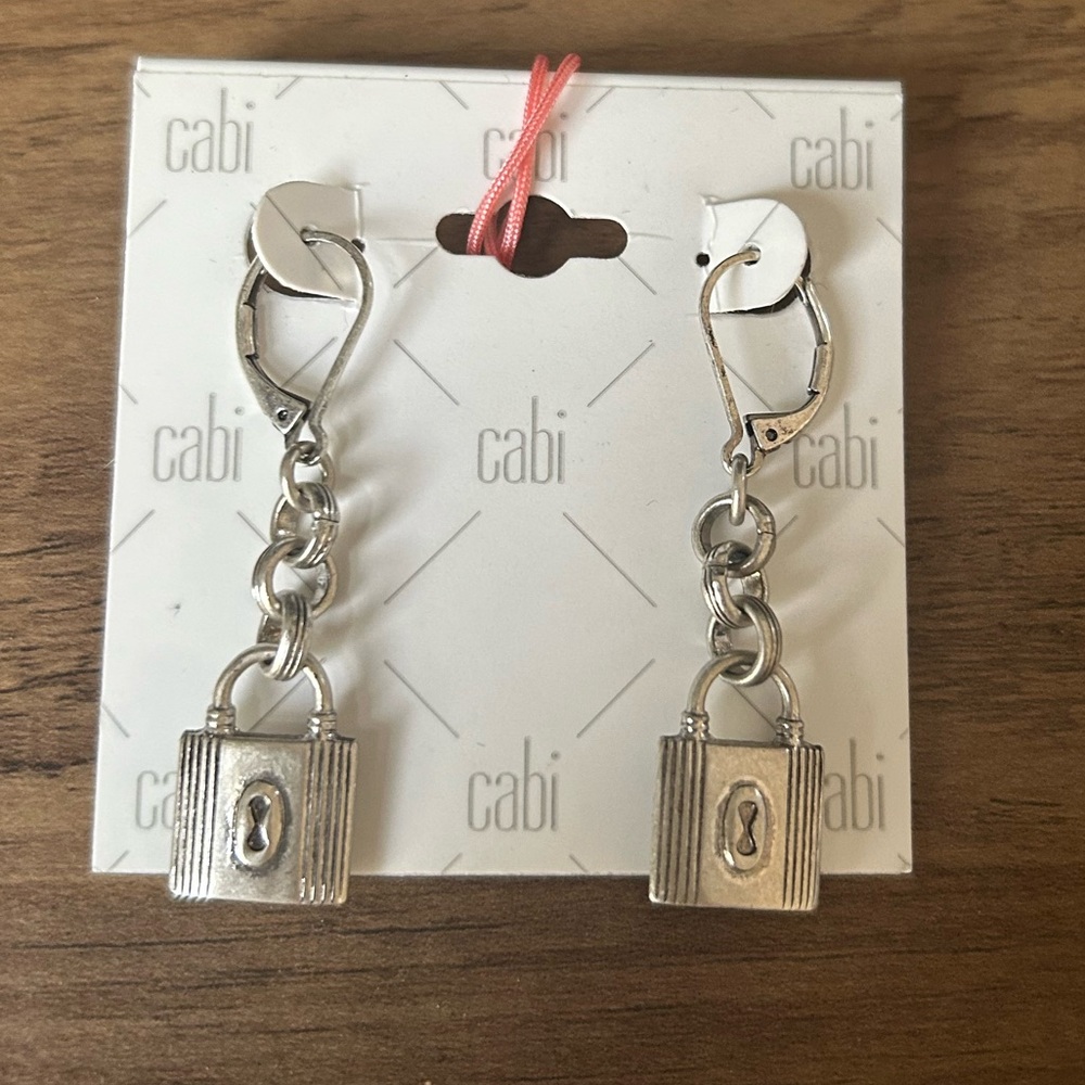 Cabi “lock-it” ear rings.  Brand new.